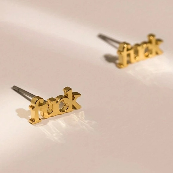 A+ Boutique Jewelry - 🤬 F*ck Earrings 🤬